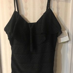 NWT Bust enhancer swim top